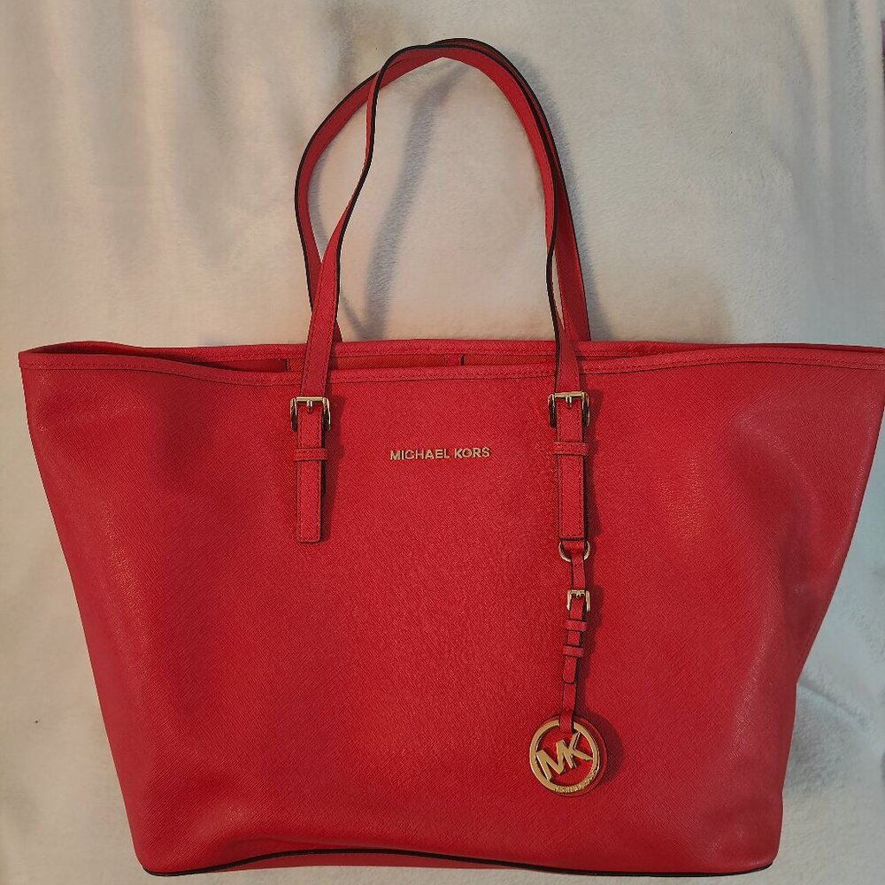 Michael Kors hot pink satchel